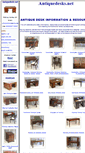 Mobile Screenshot of antiquedesks.net