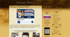 Desktop Screenshot of antiquedesks.org.uk