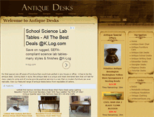 Tablet Screenshot of antiquedesks.org.uk