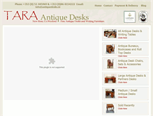 Tablet Screenshot of antiquedesks.ie